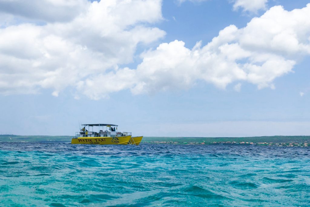 Water taxi to Klein Bonaire