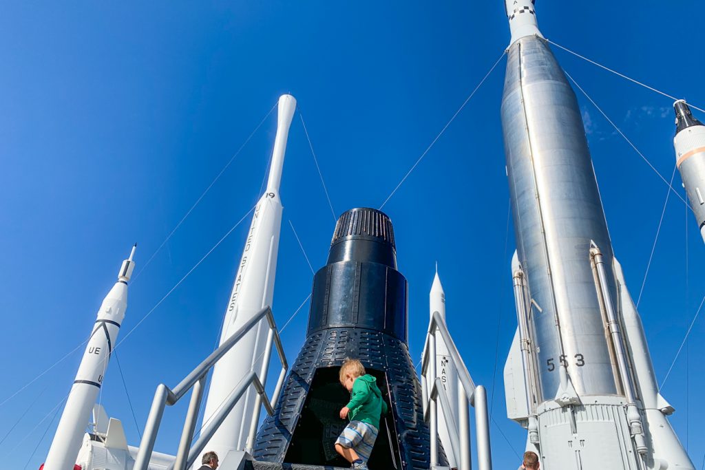 Child at Kennedy Space Center