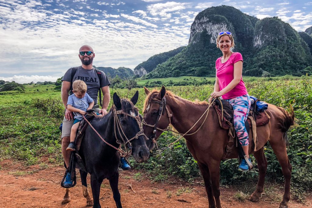 Vinales Valley on a horse