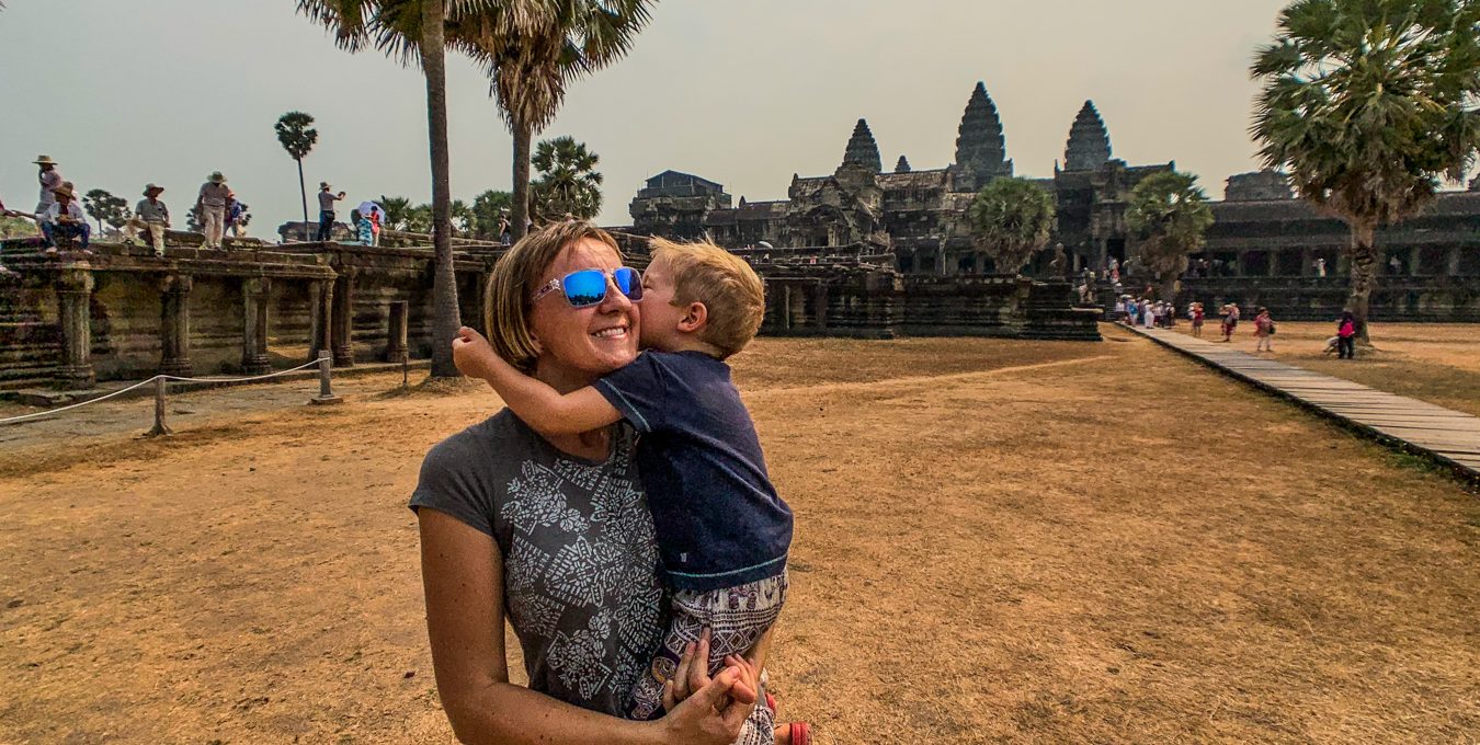 Siem Reap with a toddler
