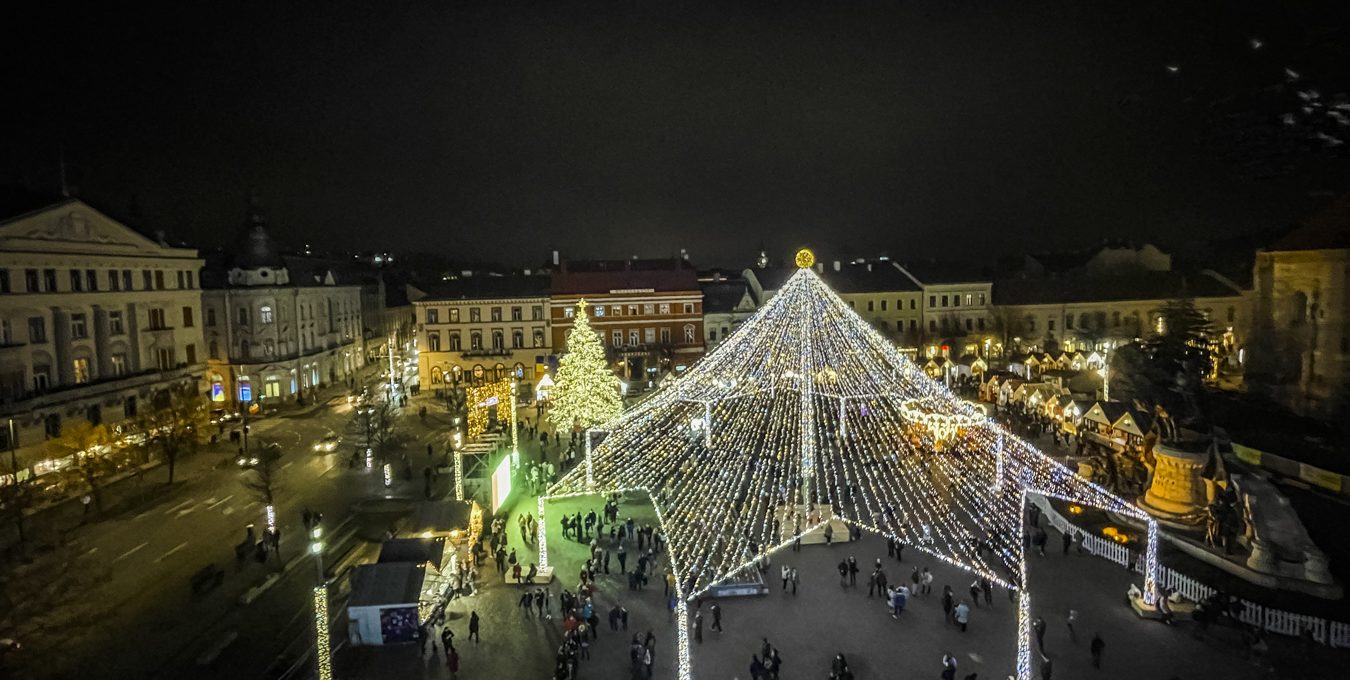 Târgul de Crăciun din Cluj în 2021