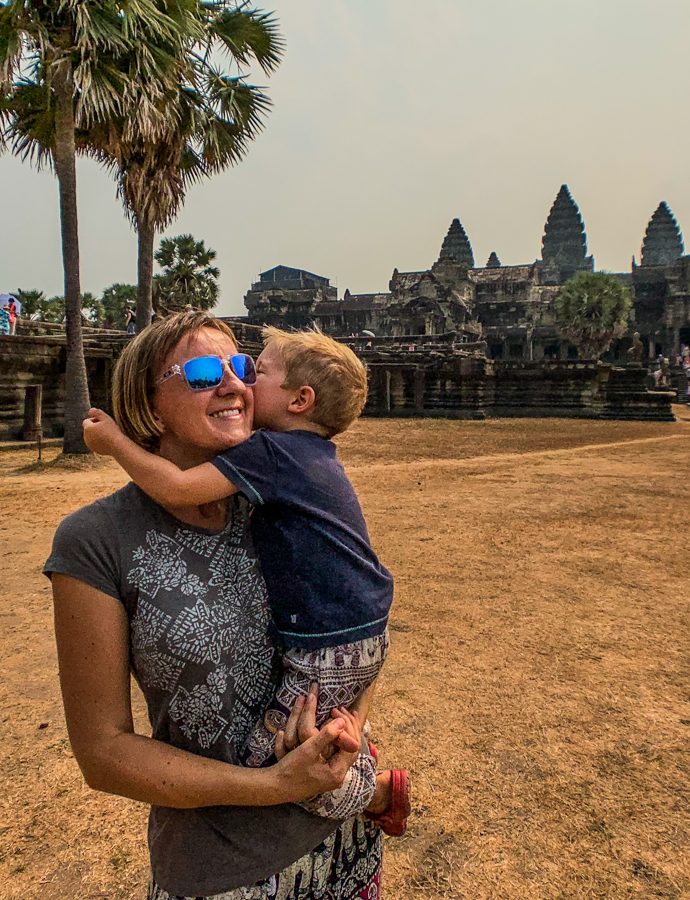 Siem Reap with a toddler